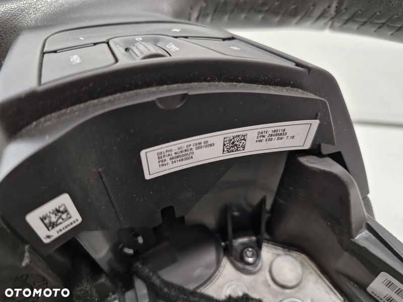 citroen c4 cactus kierownica multifunkcja 98085005zd skóra - 4