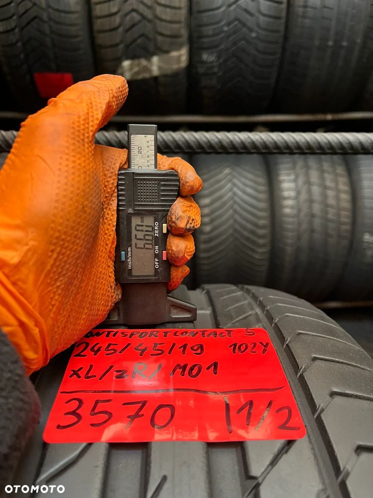 245 45 19 Continental Conti Sport Contact 5 102 Y M01 XL 2szt. - 2