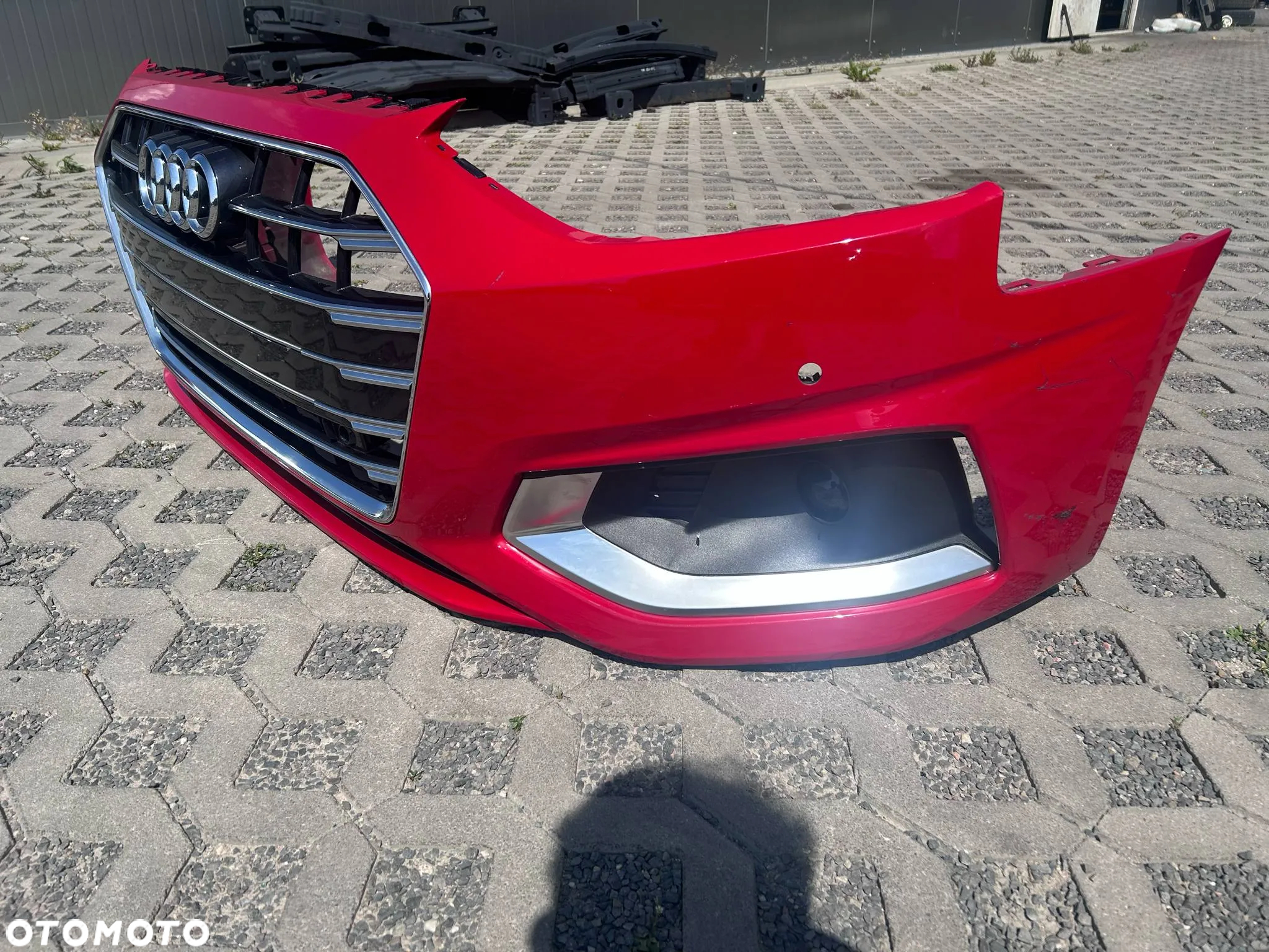 Audi A4 B9 Lift 8W Zderzak Przód Przedni Kompletny LY3U 4xPDC - 12