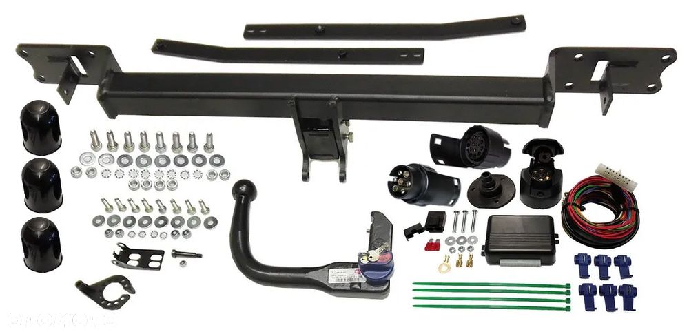 VERTICAL HAK HOLOWNICZY Z KULĄ ZABEZPIECZONĄ KLUCZEM+MODUŁ+7/13P MERCEDES W204 SEDAN C-KLASA 07-14 - 3