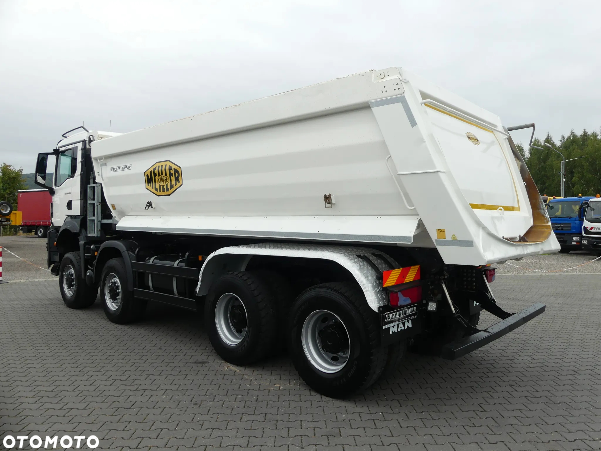 MAN TGS 41.470 / 8x8 / WYWROTKA MEILLER / MANUAL / NISKI PRZEBIEG / - 6
