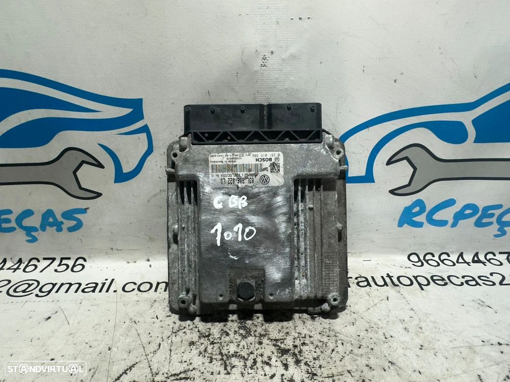 .Centralina Motor Original Bosch VAG Volkswagen CBB 2.0 TDi 03L906022LD 0281015989 EDC17CP14 - 1