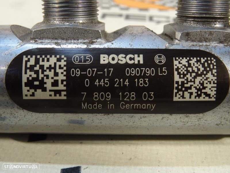 Régua / Rail De Injeção Bmw 1 (E87)  7809128 / 0445214183 / 7 809 128 - 7