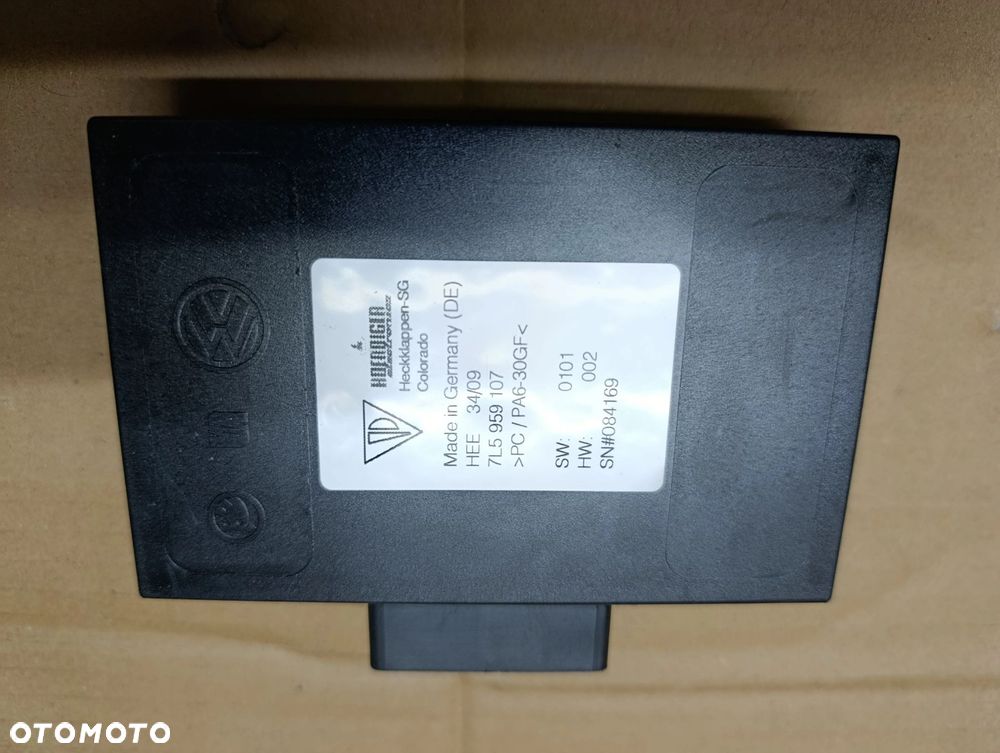 Cayenne I mechanizm elektryczny podnoszenia opuszczania klapy tył komplet moduł lift Porsche 7L5 959 107 - 2