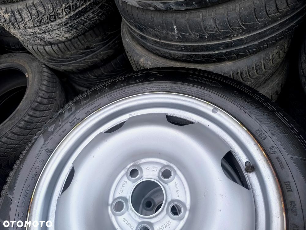 5x120 Felgi Stalowe Stal Strukturalne 17C 17 C Koła Zimowe Zima VW T5 T6 Transporter Caravelle Multivan 5mm Legnica ALU-RAD 215/60 7,5-6,5mm - 9