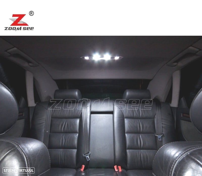 KIT COMPLETO DE 31 LÂMPADAS LED INTERIOR PARA AUDI A8 S8 D2 QUATTRO 1997 -2002 - 6