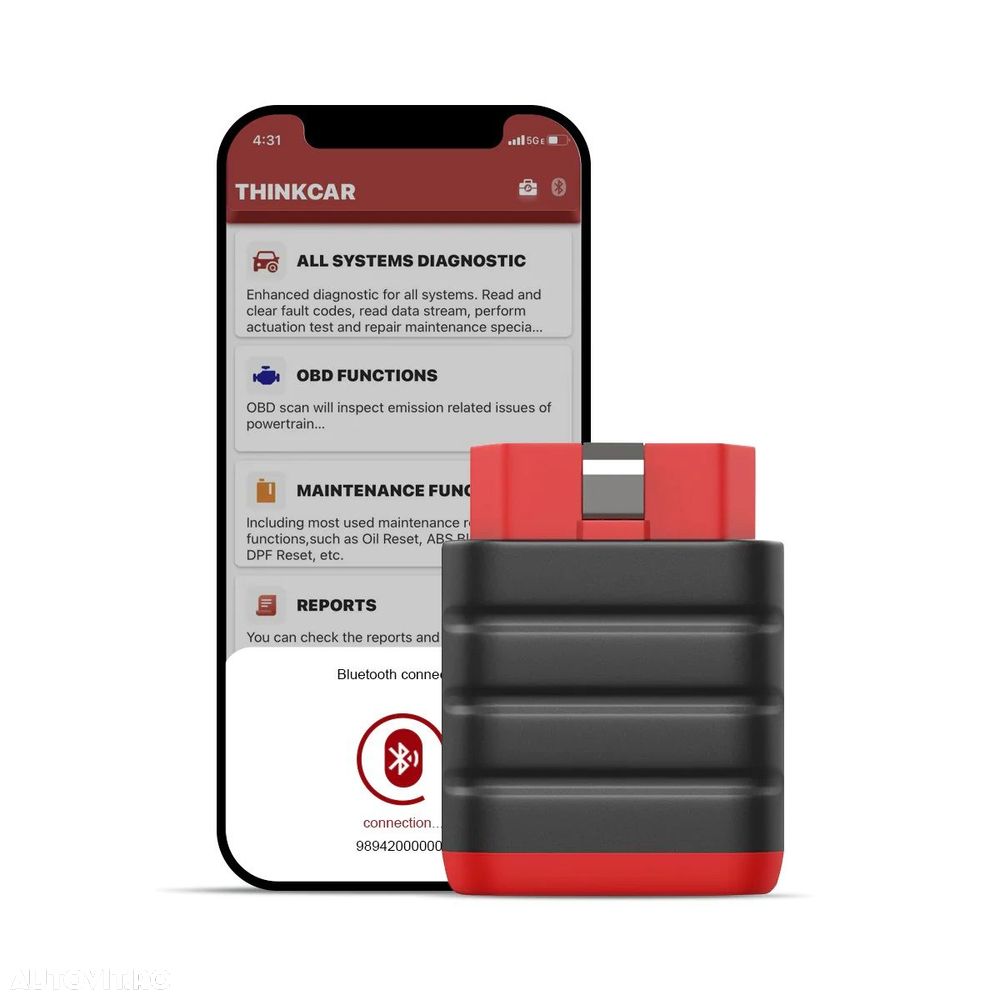 Launch THINKDIAG mini: Diagnoza multimarca, iOS/Android, Bluetooth - 6