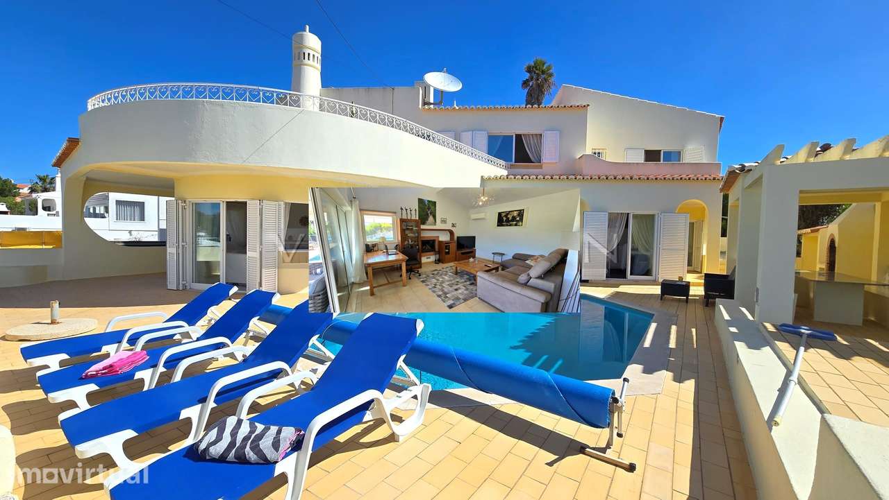 Algarve, para venda, moradia T5 primeira linha do mar com piscina aque - Grande imagem: 3/47