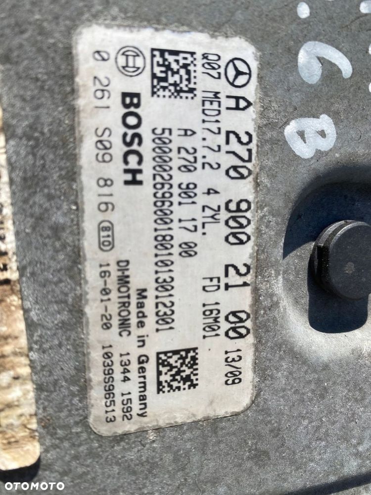 MERCEDES W 246 176 117 komputer A 2709002100 1,6 cgi - 2