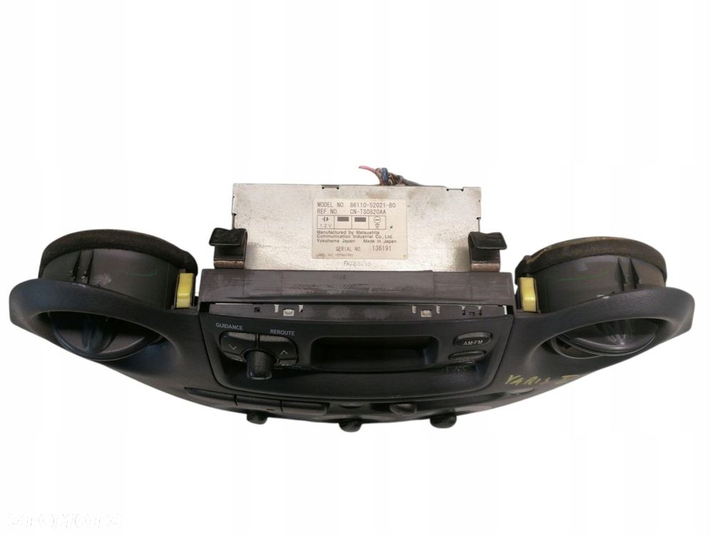 panel sterowania nawiewu wyświetlacz toyota yaris i 86110-52021 - 2