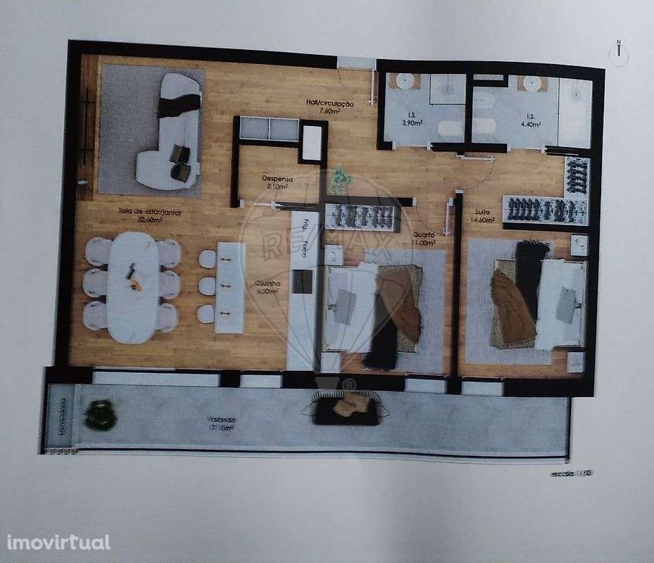 Apartamento T2 para venda - Grande imagem: 4/4
