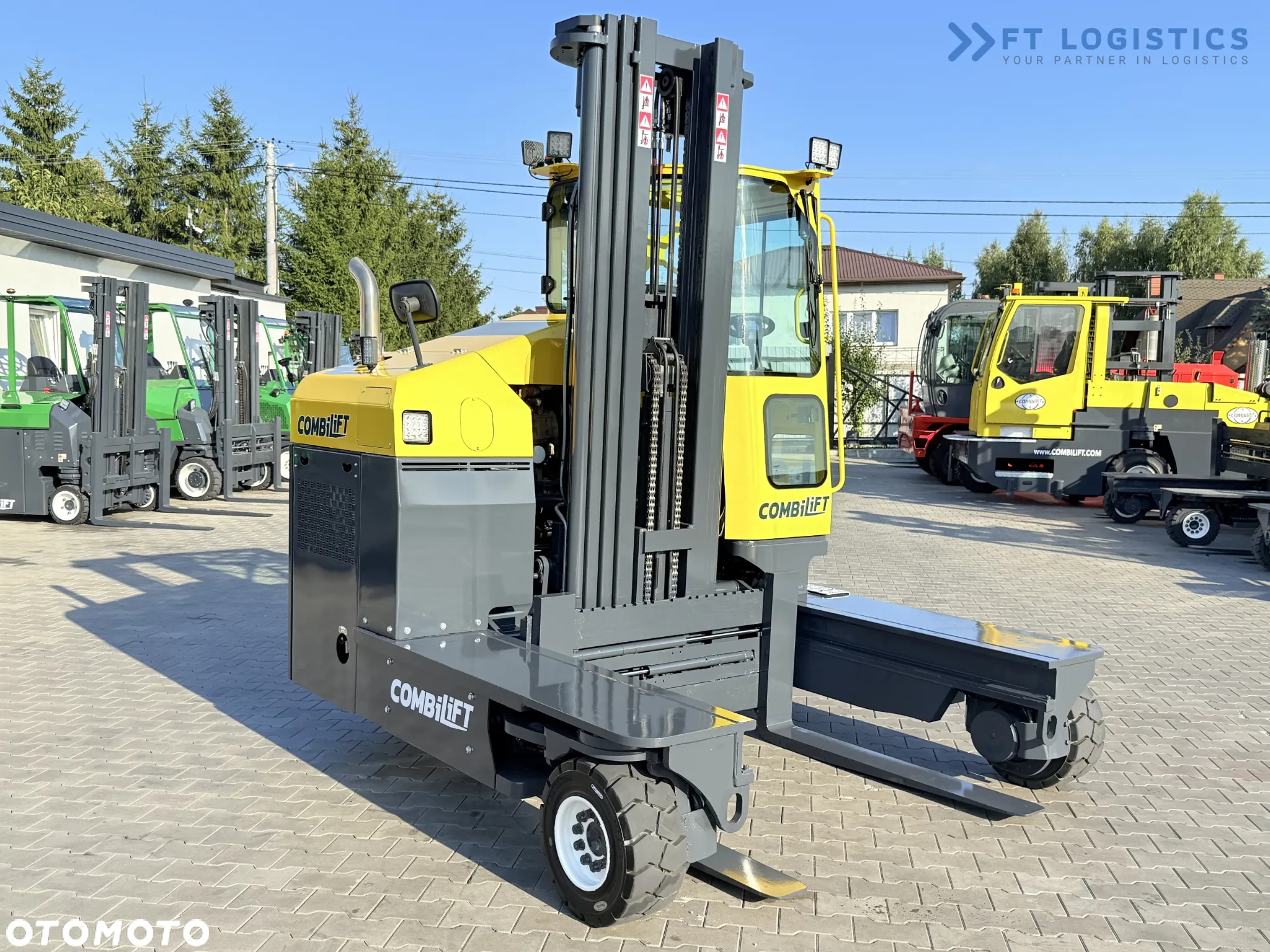 Combilift C5000 / DIESEL / TRIPLEX 6000MM / WOLNY SKOK / POZYCJONER WIDEŁ / WBUDOWANA WAGA / OGRZEWANIE / PEŁNA KABINA / STAN IDEALNY / zeroka oferta wózków czterokierunkowych i bocznych, dopasowanych do różnorodnych potrzeb i zastosowań - 6