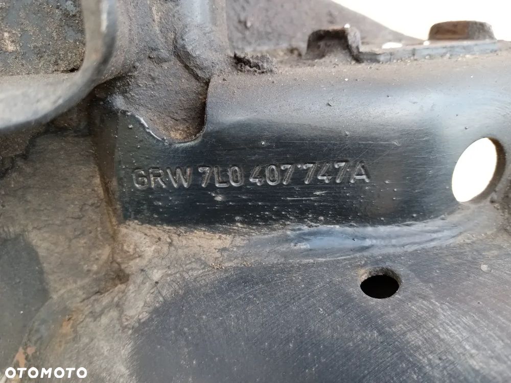 Wózek sanki belka pod silnik przód VW Touareg 7L0407747A - 6
