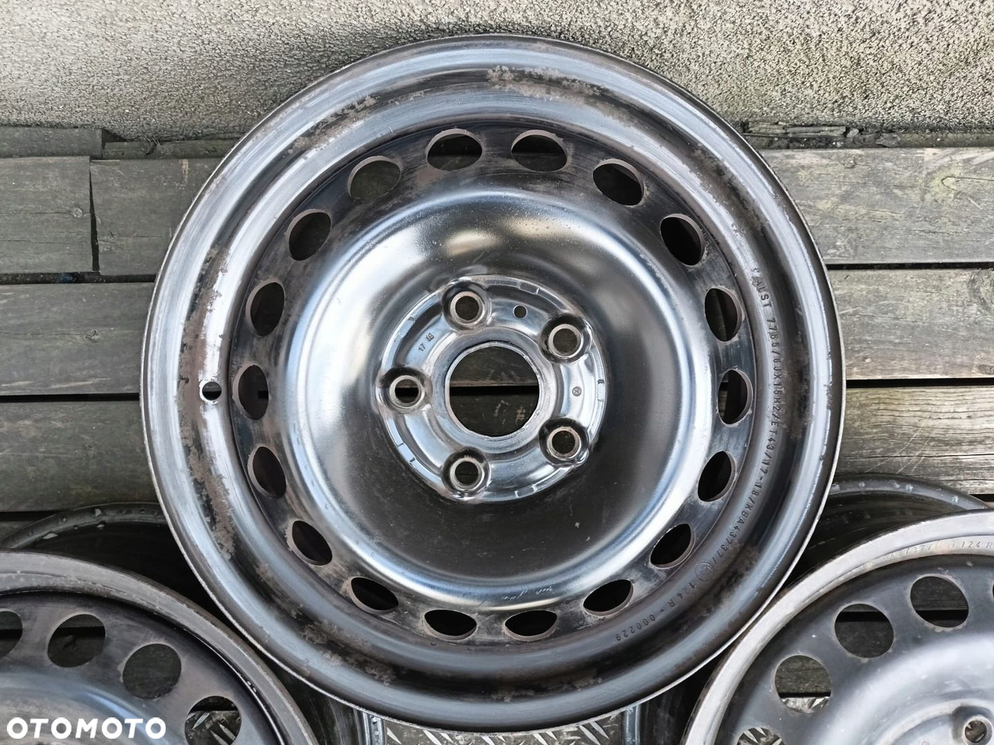Felgi stalowe 15cali VW Passat Golf Caddy Jetta Transporter - 4