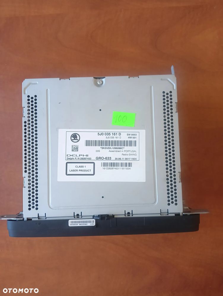 RADIO CD 5J0035161D SKODA FABIA II - 4
