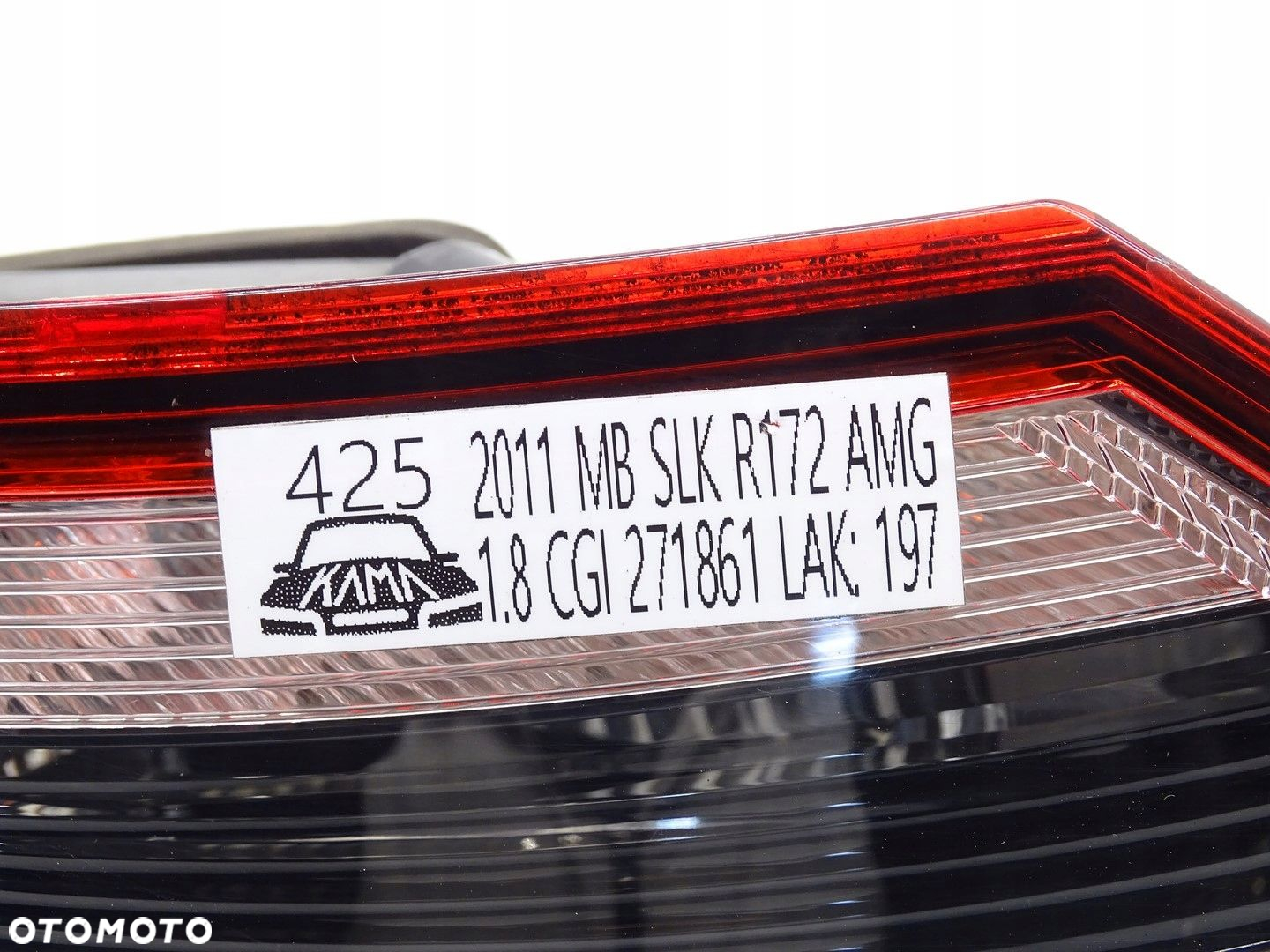 LAMPA LEWY TYŁ LEWA TYLNA MERCEDES SLK R172 W172 A1729063900 - 10