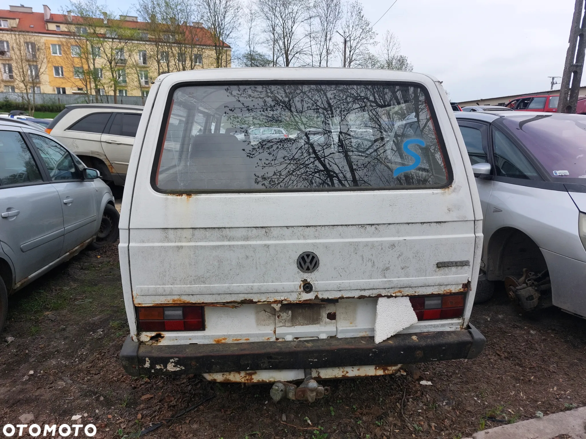 Zderzak VW T3 1,6B 89R. drzwi,klapa,maska,lampy.... - 3