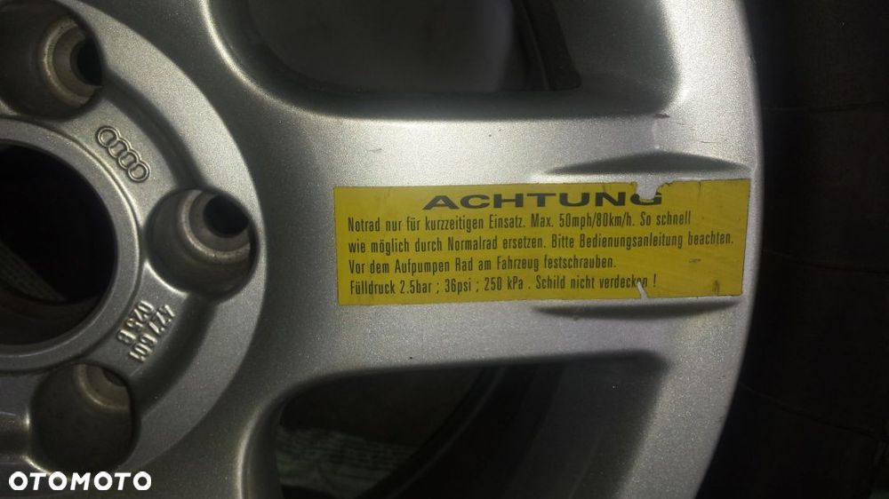 kolo dojazdowe zapas 16 audi - 3