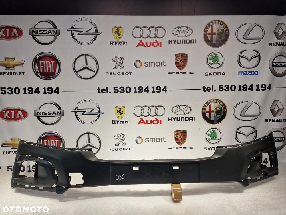 PEUGEOT PARTNER RIFTER 18- ZDERZAK PRZEDNI PRZÓD , NIELAKIEROWANY / STRUKTURA , NR 9816755880 / 9816756777 , NR AUKCJI DT959 - 1