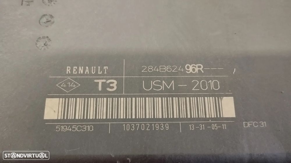 CAIXA DOS FUSIVEIS / MODULO USM-2010 RENAULT MEGANE III / SCENIC III REF. 284B62496R 51945C310 - 3