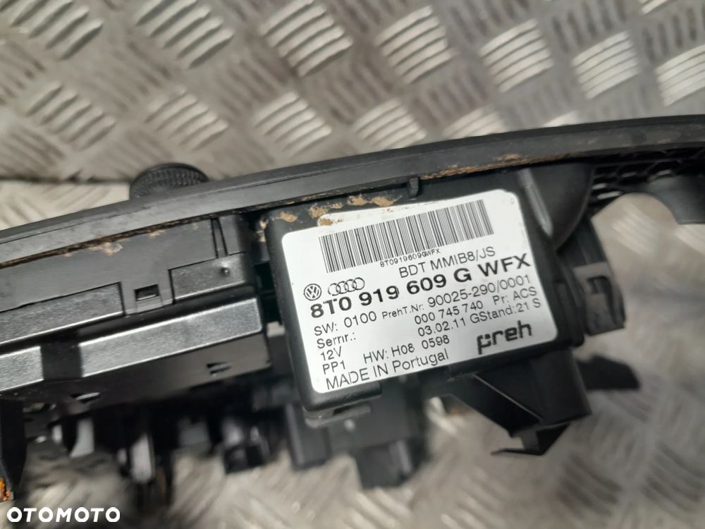 AUDI A5 A4 B8 PANEL STEROWANIA MMI RADIA 8T0919609G - 7
