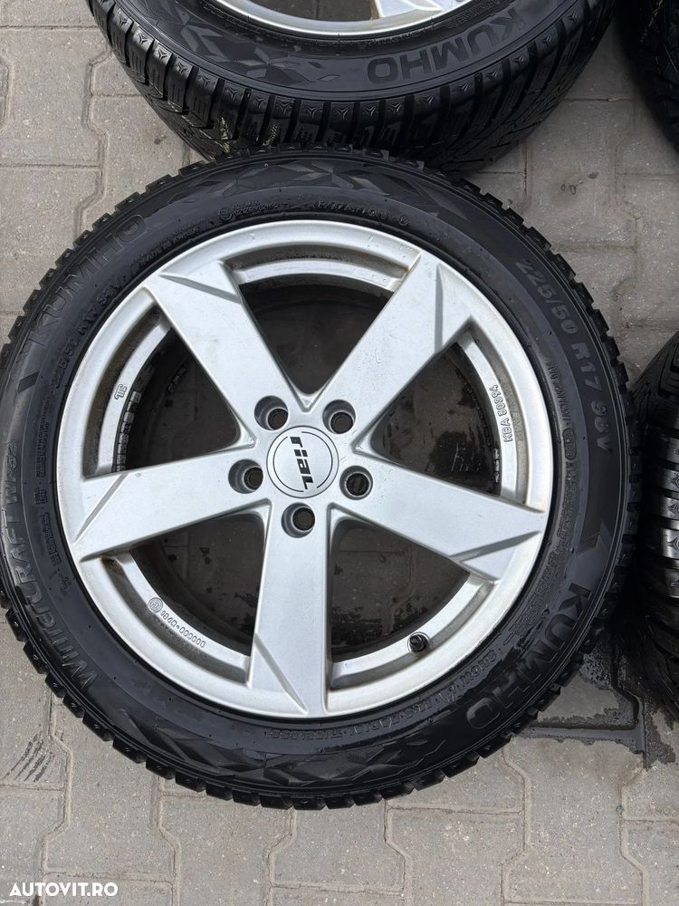 Set Jante/Set roti Audi A4 B9 225/50/17 cauciucuri KUMHO - 7