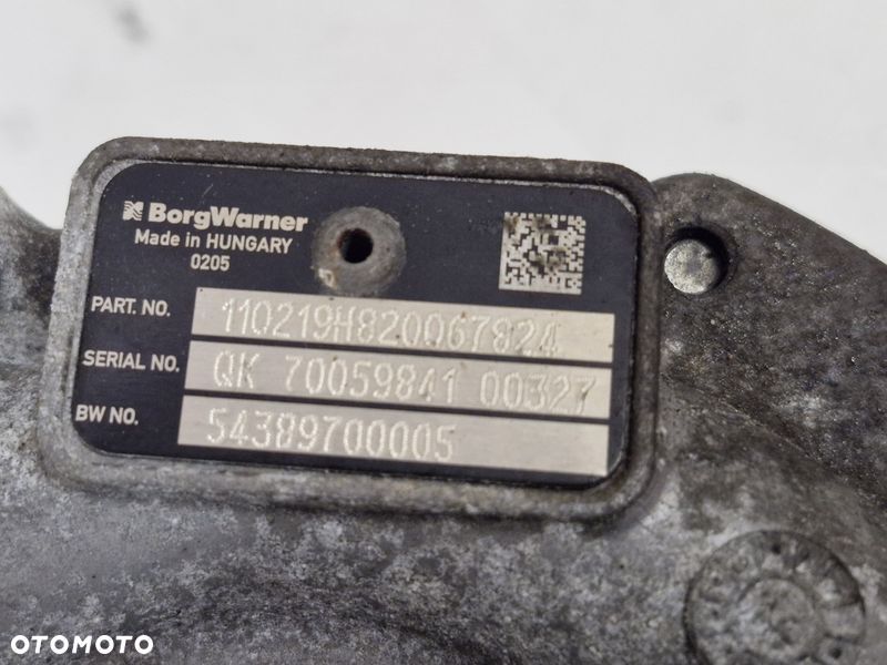 RENAULT TRAFIC III 3 VIVARO B 1.6 D TURBO TURBINA TURBOSPRĘŻARKA 54389700005 - 10
