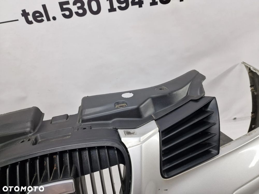 SEAT IBIZA 6L0 02- ŁADNY KOMPLETNY ZDERZAK PRZEDNI PRZÓD , KOLOR SREBRNY METALIK , NR AUKCJI NZ1163 - 13