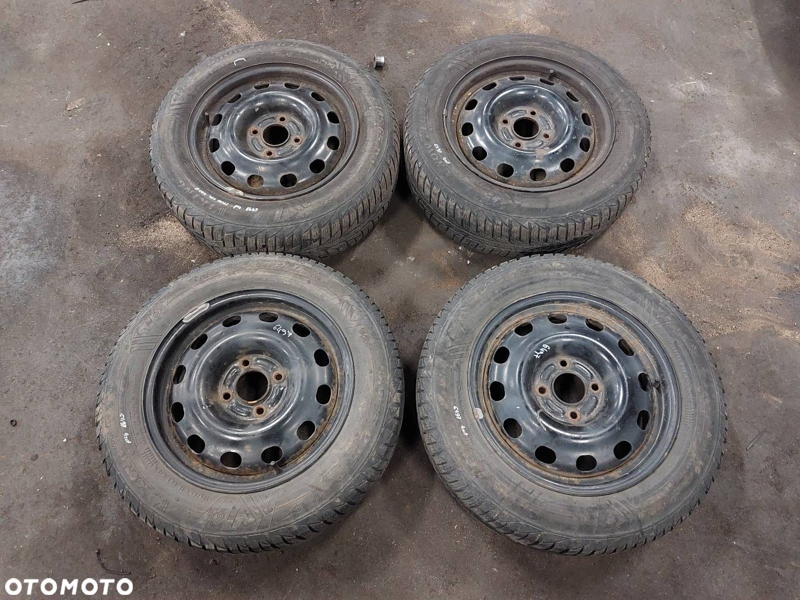 KOŁA KOMPLET FELGI OPONY ZIMOWE 4x108 6Jx15 185/65R15 FORD FOCUS MK1 - 1