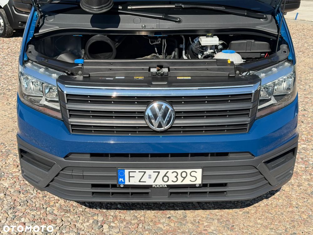Volkswagen CRAFTER L2H1 2022r WZMOCNIONY VAN 3 osobowy MOCNY Silnik 2.0TDI 140KM Euro6 Duża ładowność 1309kg! DMC:3.5t, Homologacja VAT-1 Zabudowa paki, Bogate wyposażenie! NOWE OPONY 100% Bezwypadkowy! - 12