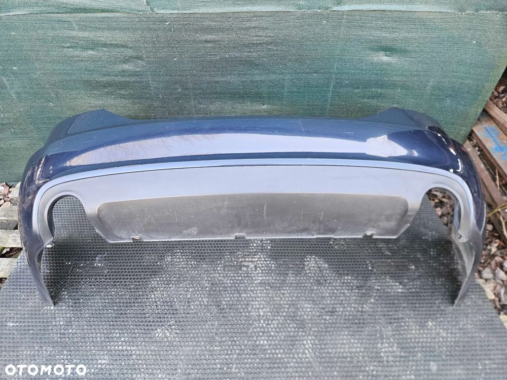 Zderzak Tył Tylny 4F5807511A 4F0807521A Granatowy LZ5D Dwa Wydechy Dyfuzor Audi A6 C6 Sedan - 9