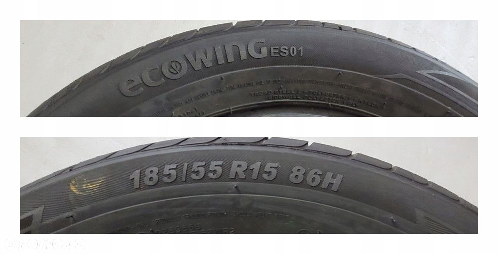 4x NOWE OPONY KUMHO 1 ECOWING ES01 KH27 XLS 185/55R15 185 55 R15 86H 2024 - 14