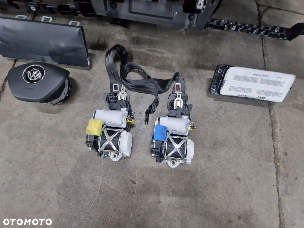 KONSOLA DESKA AIRBAG VW GOLF 7 VII LIFT ORGINAŁ - 9