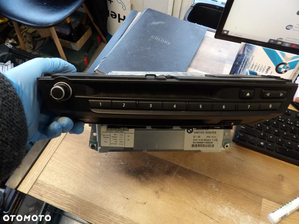 BMW - E70,E71,X5,X6 - RADIO NAWIGACJA CZYTNIK  - 9185542 - 1