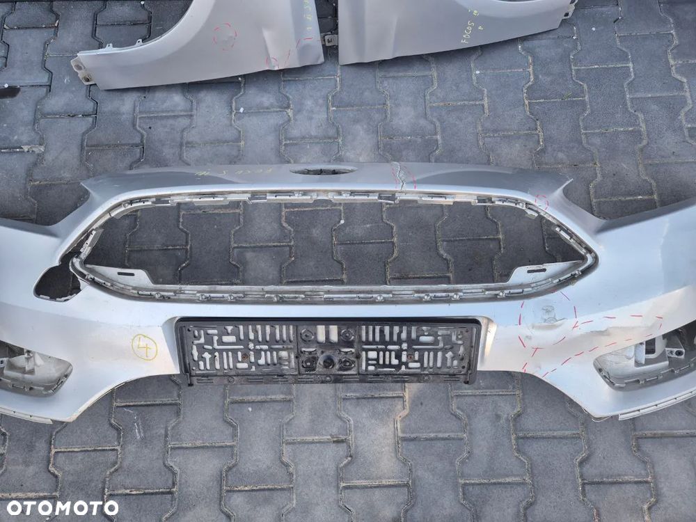 FORD FOCUS III MK3 ZDERZAK / KLAPA / BŁOTNIK / ZDERZAK SREBRNY - 7