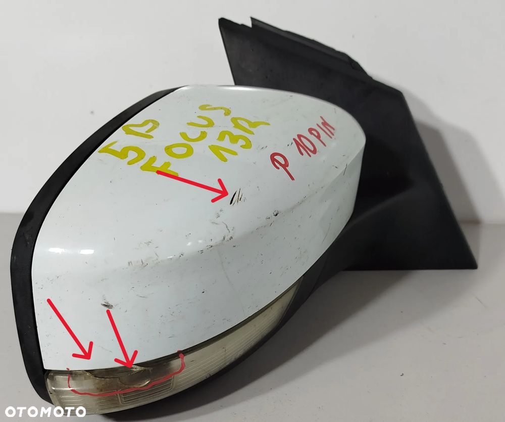 lusterko prawe przód przednie FORD FOCUS MK3 10-14 8 PIN 5B - 2