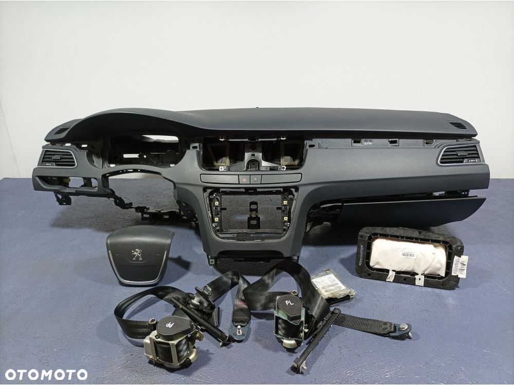 PEUGEOT 508 I LIFT DESKA ROZDZIELCZA KOKPIT PULPIT PODUSZKI PASY EU - 1