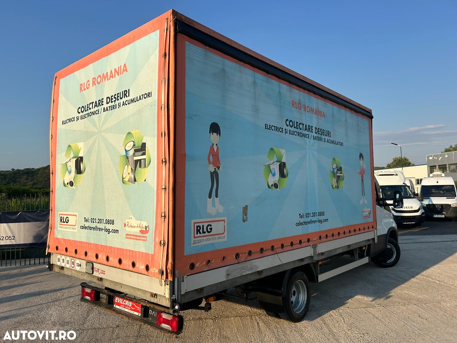 Iveco Daily Prelata 10 EUROPALETI AXA DUBLA SPATE - 2