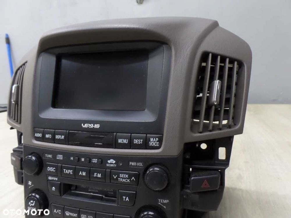 LEXUS RX 300 00-03 RADIO LCD NAWIGACJA EKRAN PANEL NAWIEWU 86120-48100 84010-48050 - 5