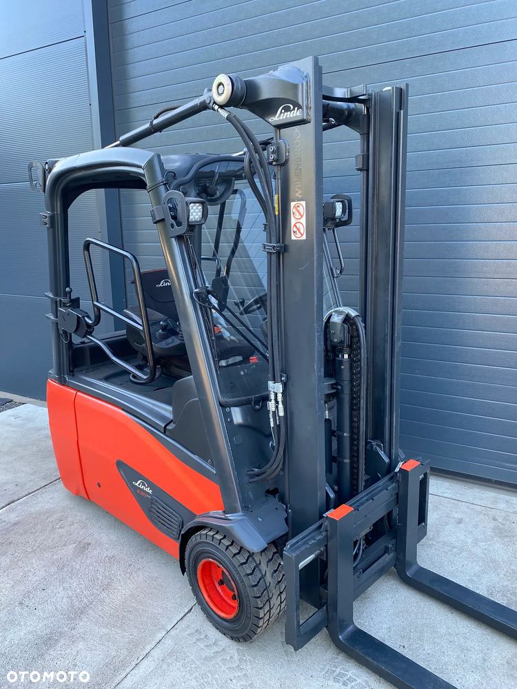 Linde E20L DUPLEX  przesuw zintegrowany, NOWE opony - 8