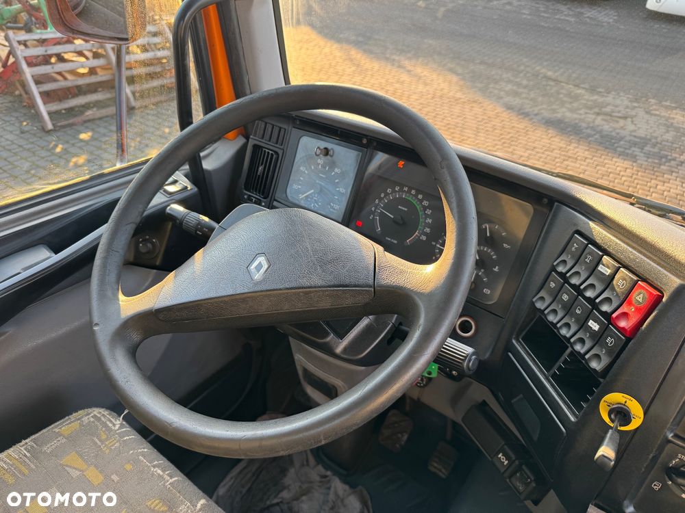 Renault Midlum Wywrotka 3 str. 2 x HYDROBURTA Specjalny Czołownica Solarka Piaskarka - 23