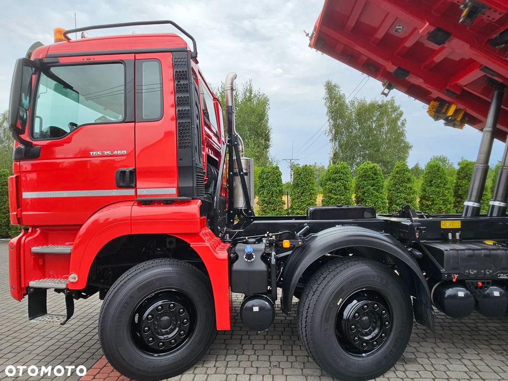MAN TGS 35.460 WYWROTKA 8X4 MEILLER-KIPPER+HYDROBURTA! - 13