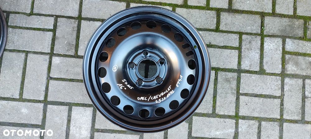FELGI STALOWE 5x115 6.5Jx16 CALI ET41 OPEL ASTRA ZAFIRA CHEVROLET CRUZE KOMPLET 4 SZTUKI - 2