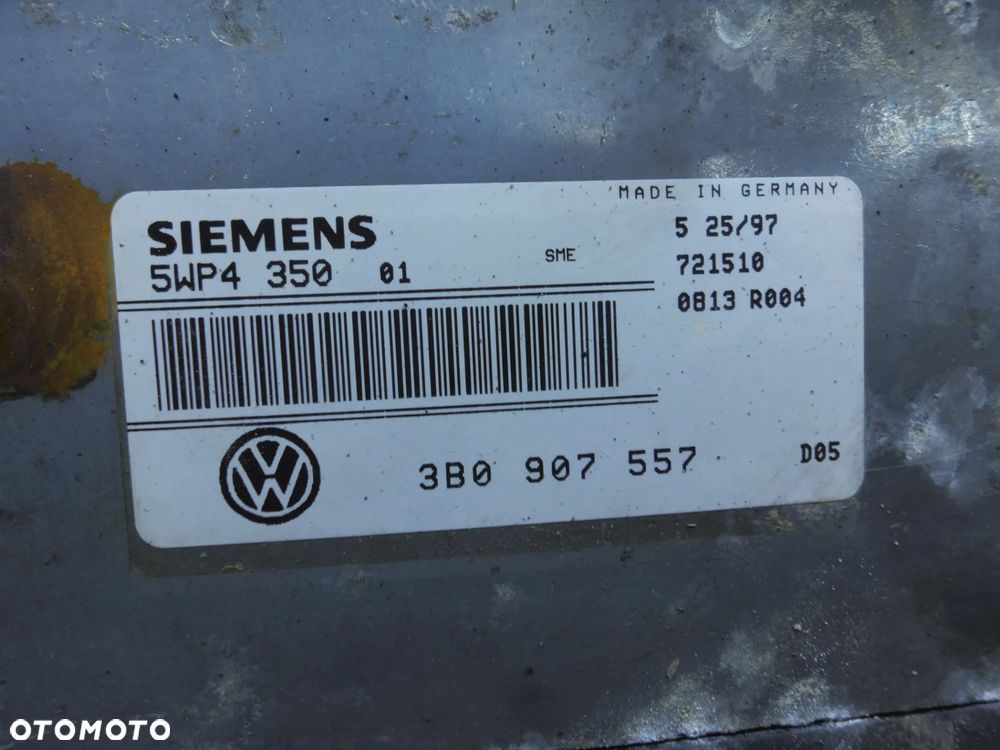ZESTAW STARTOWY IMMO PASSAT B5 1.6 3B0907557 - 3
