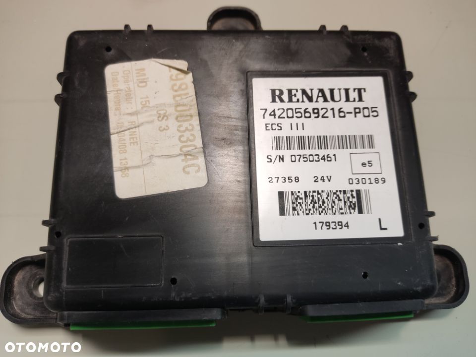 Sterowik Moduł Poduszek ECS Renault dxi - 2