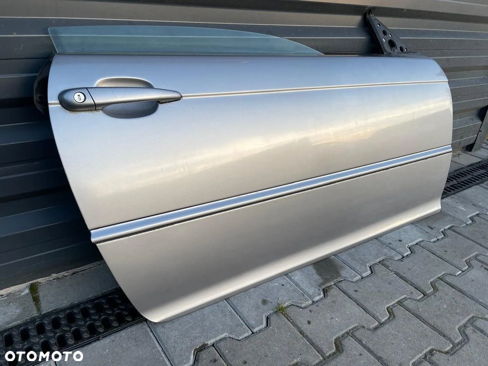 DRZWI PRAWE BMW E46 COUPE CABRIO KOLOR SILBERGRAU A08 - 4