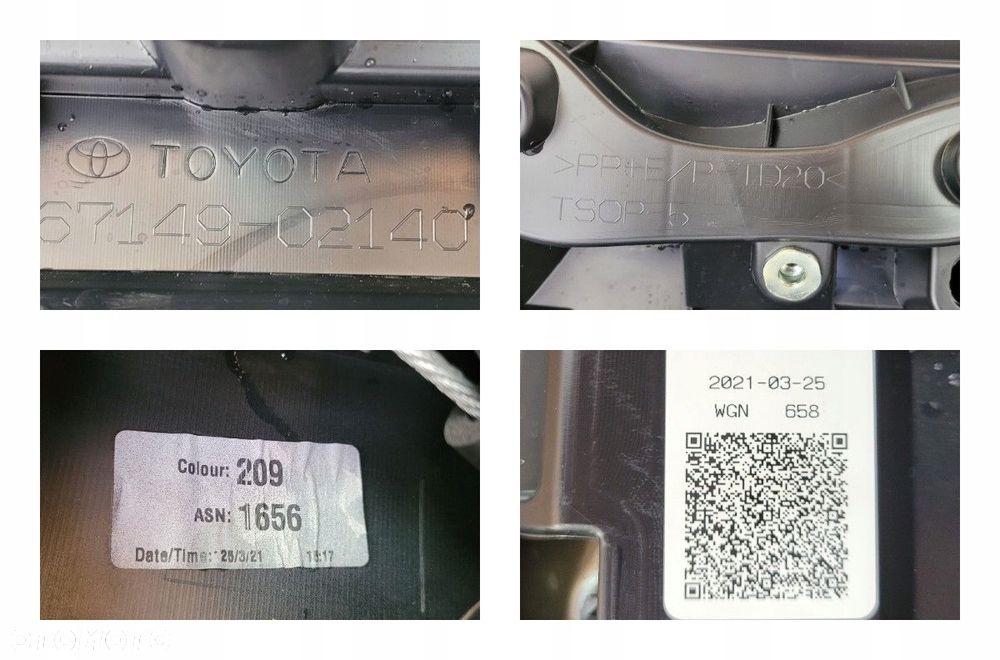 KLAPA TYLNA BAGAŻNIKA TOYOTA COROLLA E21 XII KOMBI - 16