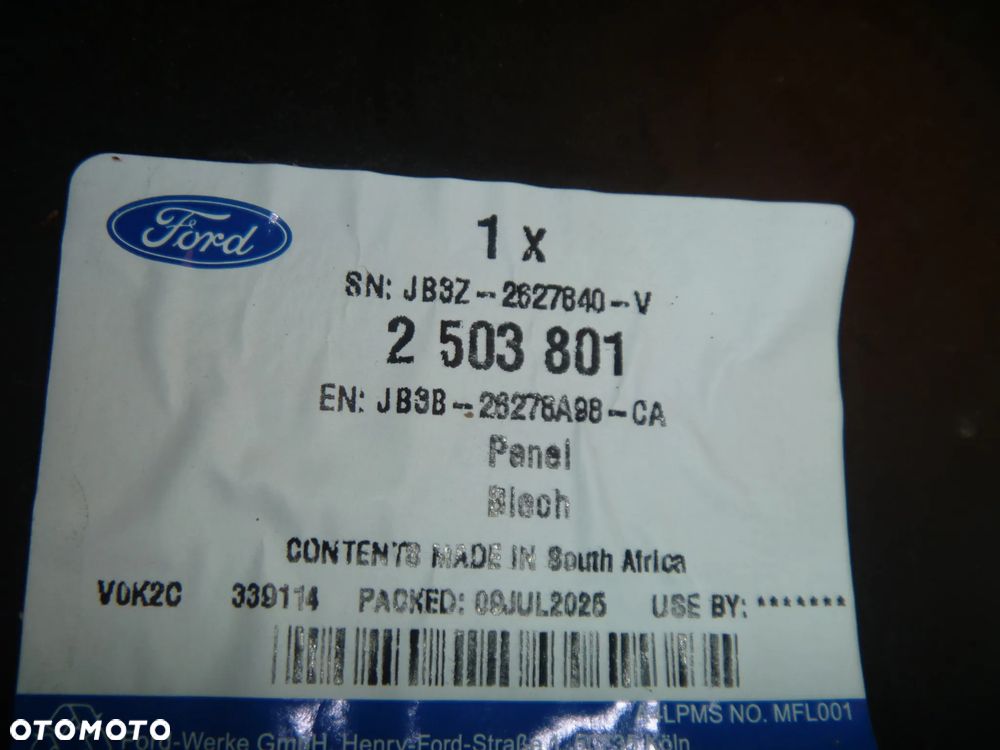 FORD RANGER III 2012-2022 BŁOTNIK TYLNY PRAWY NOWY ORYGINALNY - 5