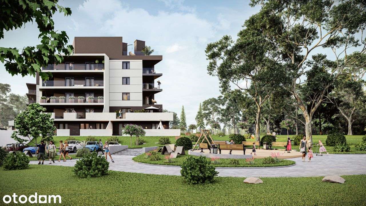 Zielone Tarasy Botanik - 3 pokoje z balkonem