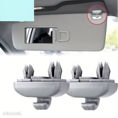 2pcs clips de Pala de Sol Encaixes para AUDI / VW / SEAT - 1